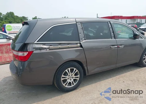2013 Honda Odyssey Ex-L z USA, uszkodzony, nr VIN 5FNRL5H63DB019055